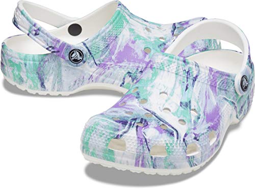 Image of crocs White /Multi Clogs - M7W9 (206868-94S)