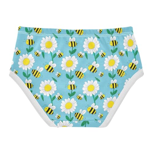 Cartoon White Daisies Toddler Underwear Floral 2t Cotton Panties for Girl Animal Underpants Briefs2