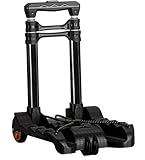 Folding Hand Truck 77 lbs,Black,for Shipping Cart,Transportation Cart with Wheels