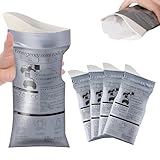 5er-Packurinbeutel Für Unterwegs,Urinbeutel Für Unterwegs Frauen,Taschen Wc,Auto Mobile Notfalltoilette, 700 Ml Gel-Urinbeutel, Für Campingtoilette, Reisen, Stau, Brechbeutel, Reisetoilette
