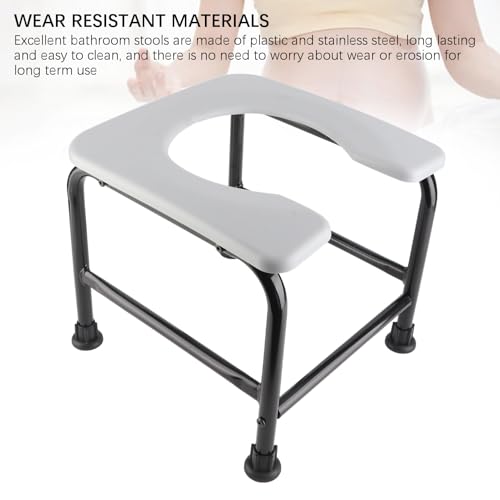 Chaise de commode portative contre le risque de chute des aînés