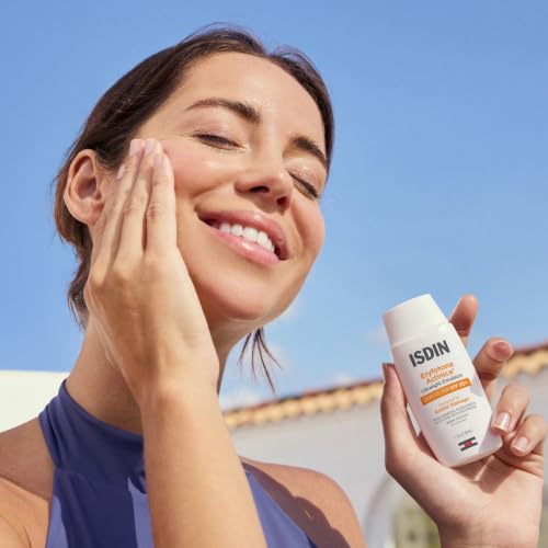 Image of ISDIN Eryfotona Actinica Mineral Face Sunscreen SPF 50+, No White Cast | 100% Mineral UV Filters, Zinc Oxide, Suitable for Sensitive Skin, Non-comedogenic, Dermatologist Recommended