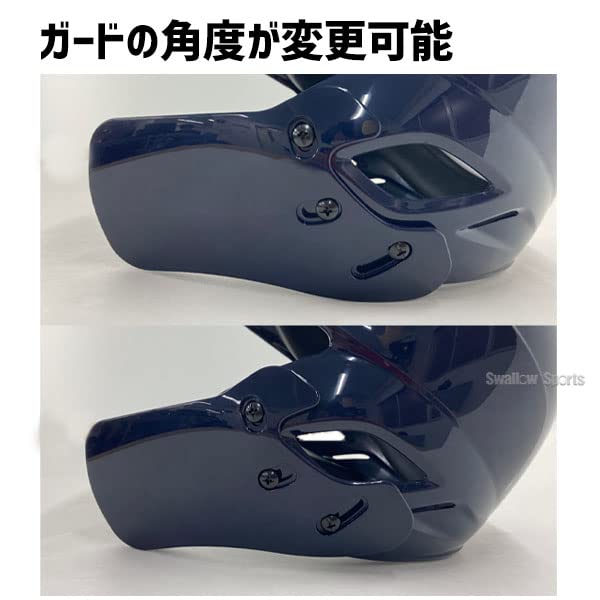 ZETT　PROSTATUS　硬式用ヘルメット　フェイスガードつき ゼット（ZETT） ＜受注生産＞ 硬式打者用顎ガード付きヘルメット ツヤ