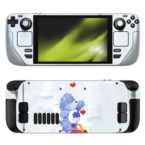 Skin Steam Deck Care Bears Grumpy pour personnaliser une console rayée
