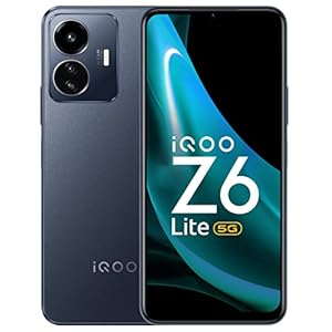 iQOO Z6 Lite 5G (Mystic Night, 6GB RAM, 128GB Storage) with Charger | World’s First Snapdragon 4 Gen 1 | Best in-Segment 120Hz Refresh Rate | Travel Adaptor Included in The Box