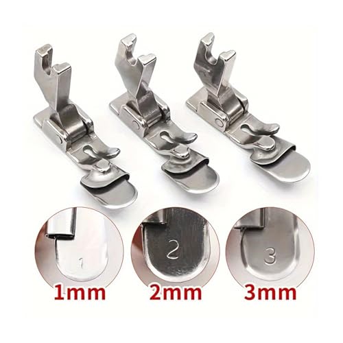 Pack de 3 Pies Prensatelas para Dobladillo de Acero miniatura 5