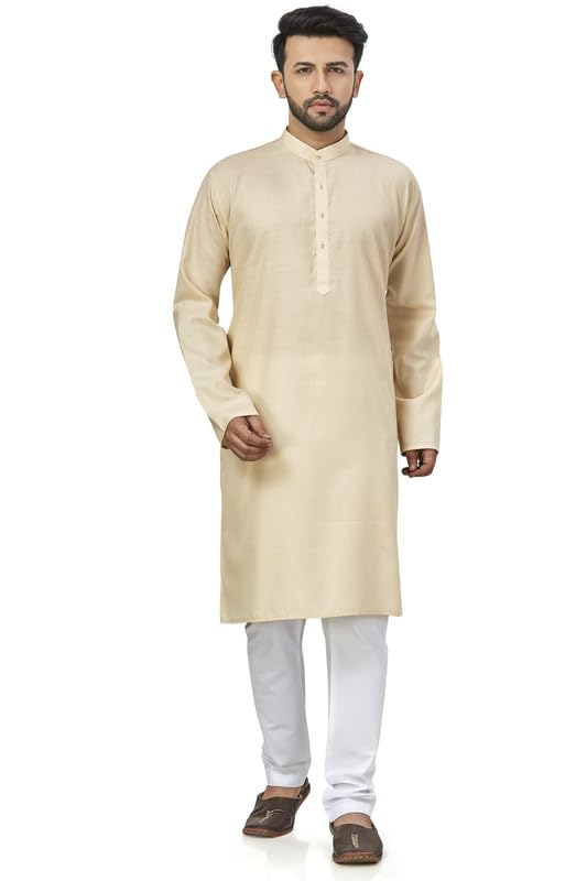 Be Active Men's Solid White Kurta Set || Men Kurta Pajama || Men Kurta Pajama Set || Kurta Pajama For Men (N-Rfsk0001 15 Set M)