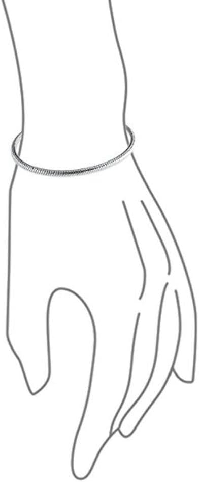 10pcs 7.5 inch Snake Chain Bracelet 3mm Sterling Silver Plated Brass Compatible with Pandora Bead Charm Bracelet DIY Craft Jewelry Making CF177-2 - Image 6