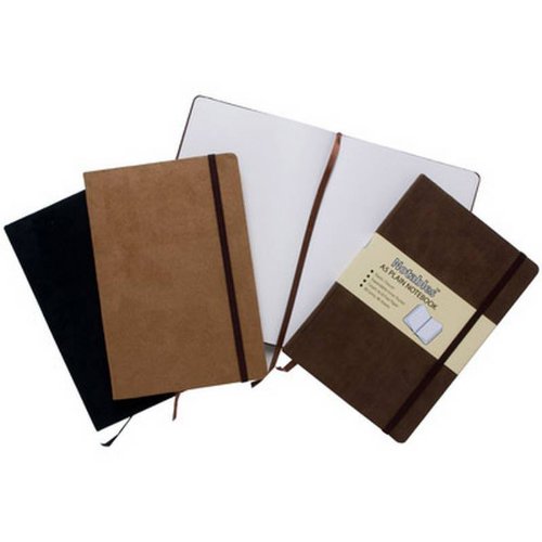 Tiger notables A5 plain notebook with suede effect cover