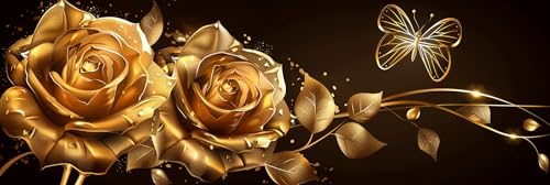 Peinture diamant adulte rose 50x150cm avec kit complet diamond painting enfant