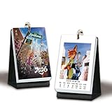 2026年 ズートピア2 卓上カレンダー アニメグッズ オフィス お部屋装飾用 スケジュール装飾 プレゼント