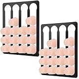 Kigley 2 Pcs Coffee Pod Holder Space Saving Capsule Holder Acrylic Adhesive Coffee Pod Organizer Cof