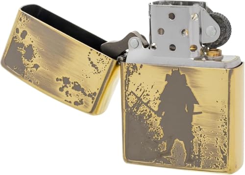 Encendedor Zippo Aceite con Estilo Vintage y Acabado Antiguo miniatura 4