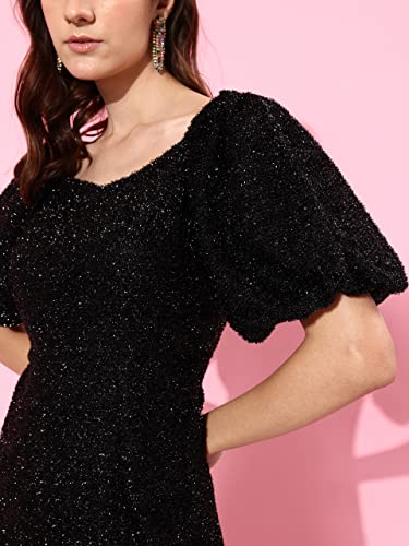 Image of Miss Chase Women's Sleeveless Collared Bodycon Above-Knee Polyester Dress