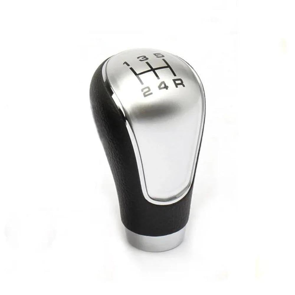 Poanbcgy Silver Shift Ball Joint 5 Speed Gear Shift Knob For Mitsubishi Asx 2013 2014 2015 2016 2017 2018 Gear Ball Head(Silver)