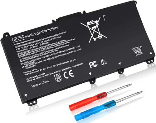 Menlonigt HTO3XL Laptop L11119-855 HT03XL Battery for HP Pavilion15-CS3073CL 15-CU0058NR 15Z-CW100 15-CS3153CL 15T-CS200 15-CS0XXX 15T-CS300 15-CS2064ST 15-CS3XXX 15-CW1068WM, black