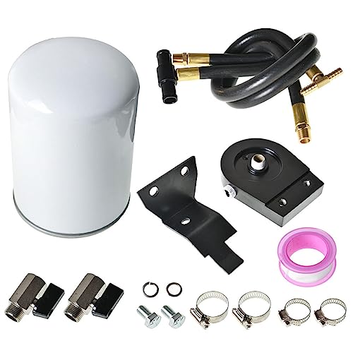 Antuko 6.0L Coolant Filter Kit Diesel Turbo Diesel Turbo Coolant Filter Replacement For 2003-2007 F250/F350/F450/F550 Excursion Pickup V8 #TOP1