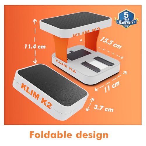 Image of KLIM K2 Mobile Film Scanner 35mm - Free APP - Positive & Negative Converter, Slide & Photo Digitizer, 35mm Color Developing Kit Essential - Top Choice for Preserving Old Photos - Orange & Grey