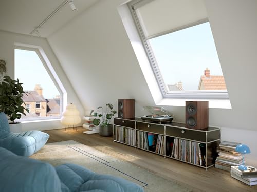 KEF Q Concerto Meta Three-Way Bookshelf Speaker (Walnut, Pair) image 8