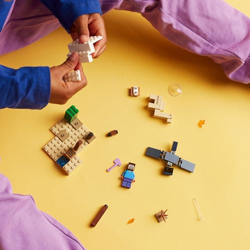 Lego 6470588 Minecraft Steve'S Desert Expedition Building Toy, Biome With Minecraft House And Action Figures, Minecraft Gift For Independent Play, Gaming Playset thumb #2