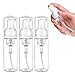3PCS Clear Dispenser Soap Foam Foaming Pump Bottle 50ml Suds Plastic Travel Size