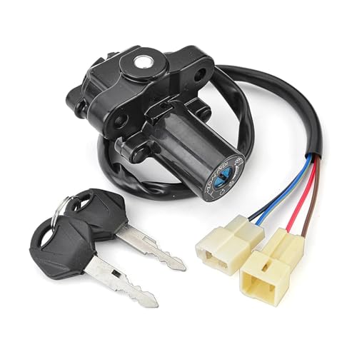 Interrupteur d'allumage moto XVS950 avec clé en alliage renforcé haute durabilité