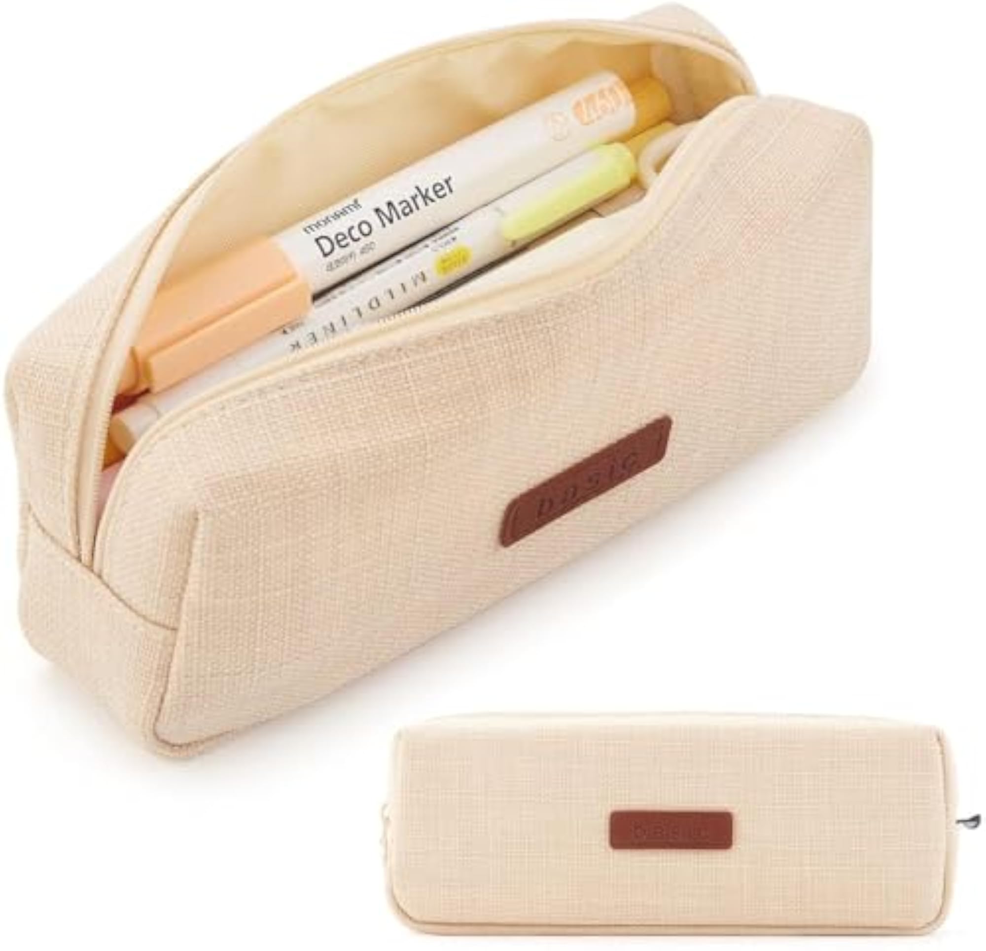 Pen Holder Pencil Case, Coin Pouch for Office Stationery