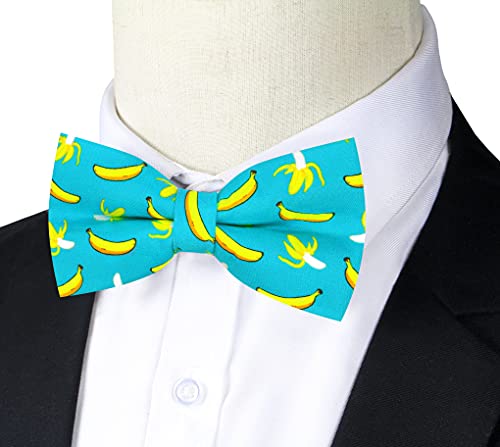 Image of OCIA Cute Pattern Pre-tied Bow Tie Adjustable Bowties for Adult & Children