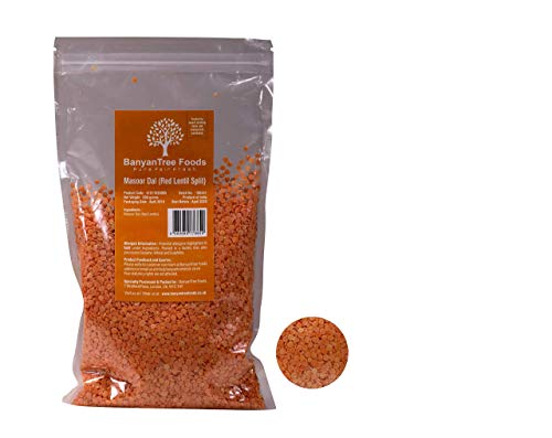 Lentejas rojas partidas (Masoor Dal) 500 g