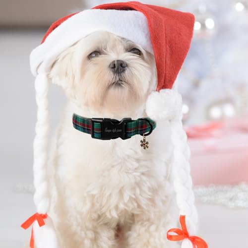 Unique style paws Hundehalsband mit Schnellverschluss aus Baumwolle, buntes Blumenmuster, langlebiges Geschenk, niedlich, für kleine, mittelgroße und große Hunde und Hündinnen