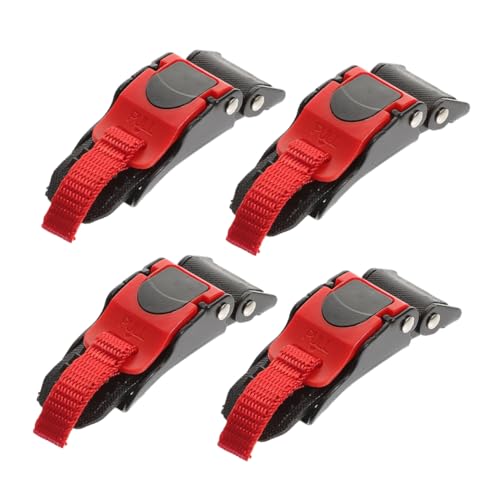 Ciieeo 4Pcs Quick Release Buckle Durable Metal Chin Strap Replacement with Safety Lock Design for Fit Helmets