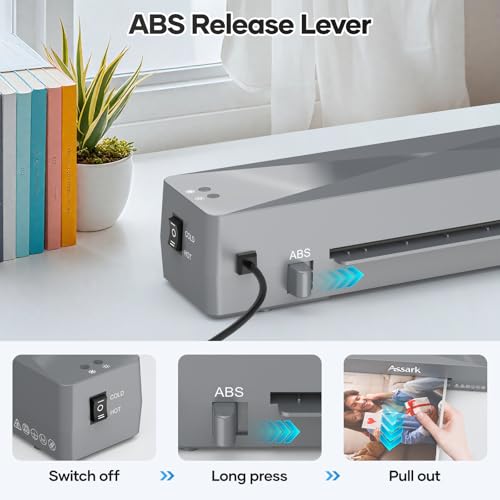 Laminadora 9 pulgadas con 10 hojas, 40% descuento, solo $22.19