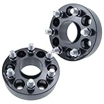 MUIRNAXI-2X-2-6-Lug-Hubcentric-Wheel-Spacers-6x120-Fits-Trucks-Black
