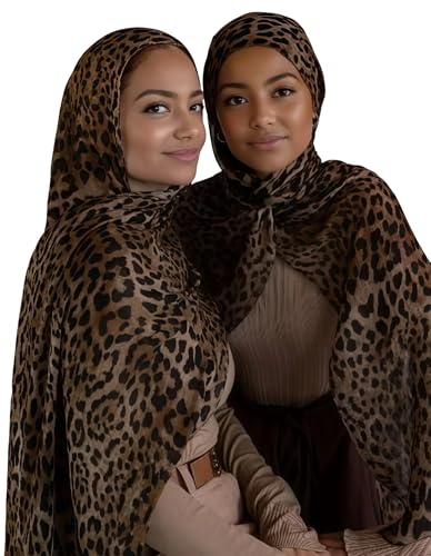 ZGMYC Watercolour Floral Printed Hijab Scarf for Women Soft Modal Cotton Instant Hijab Head Wraps Shawls Long Scarves2