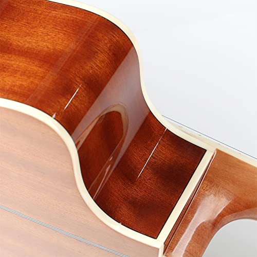 MEIeynt Guitare 39 Pouces, kit débutant Guitare Acoustique pan coupé Pleine Taille Guitarra Acustica avec Micro pour… - Les Beatles, Paul McCartney, John Lennon, RIngo Starr, George Harrison MEIeynt Guitare 39 Pouces, kit débutant Guitare Acoustique pan coupé Pleine Taille Guitarra Acustica avec Micro pour… – Image 8
