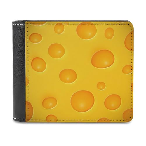 Delicious Cheese Hole Slim Bifold Wallets Fashion Credit Card Holder Wallet Unisex Purse Travel