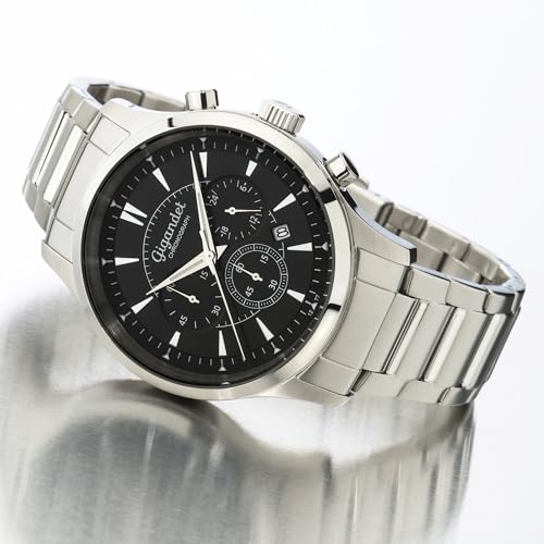 Montre Gigandet hommes analogique le cadeau idéal en acier inoxydable robuste