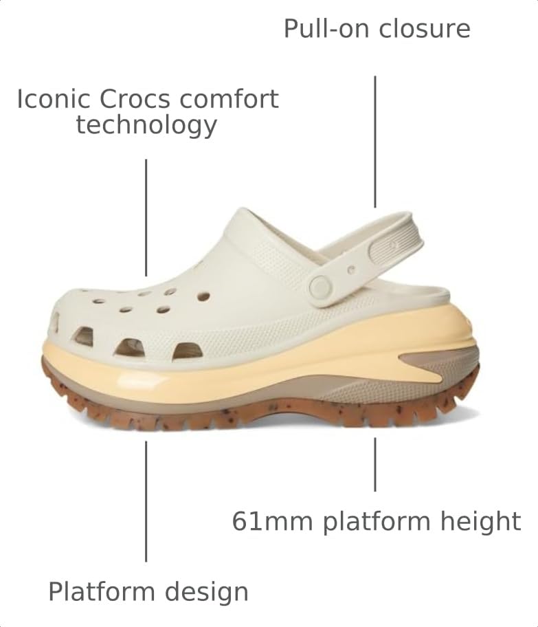 Image of Crocs Unisex Adult Mega Crush Clogs