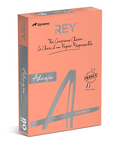 REY ADAGIO Papier Canari Pastel 80g A4