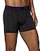 Hanes Ultimate Men's 3-Pack X-Temp Performance Boxer Briefs, Black, Medium