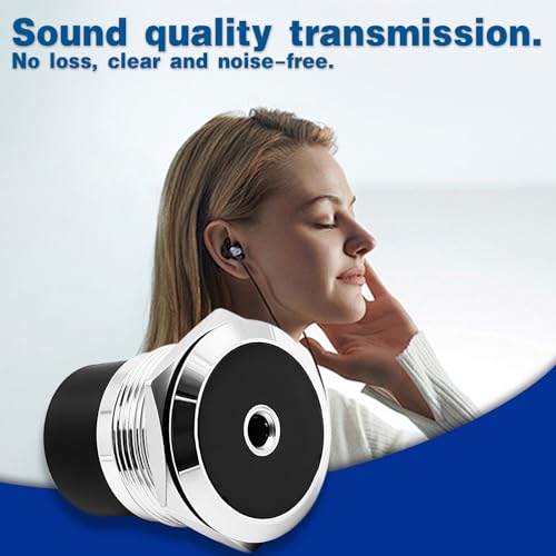 Adaptador TRS de 1/8 hembra Duttek para empotrar en paneles de audio doméstico 7