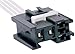 ACDelco GM Original Equipment PT676 5-Way Female Black Multi-Purpose Pigtail