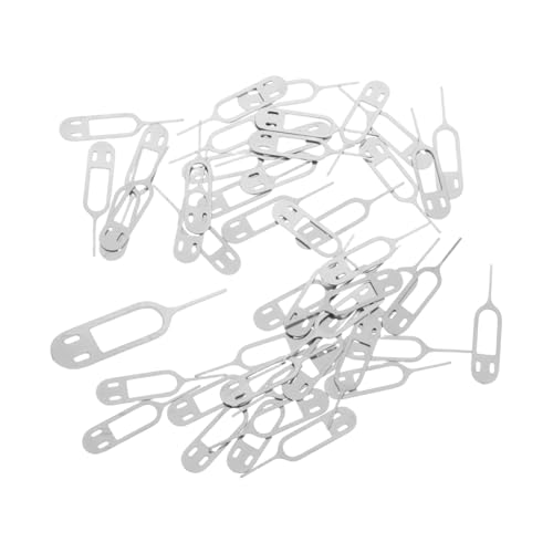 Outil de retrait de carte SIM WOONEKY en acier inoxydable (lot de 50 aiguilles éjecteurs)