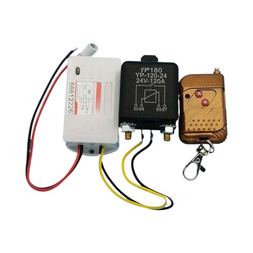 Interrupteur de pompe 200A 24V robuste pour huile câble 20m filaire