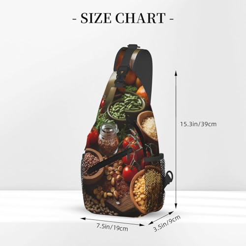 Pequeña mochila tipo bandolera para senderismo unisex miniatura 2
