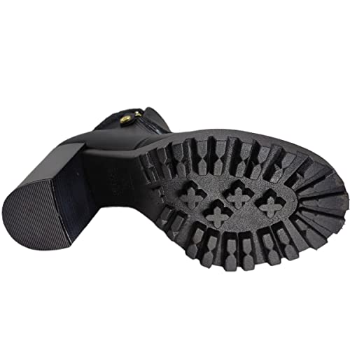 Moleca Fashion, Bota Feminino, Preto (Black), 36