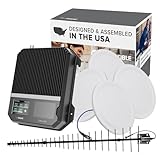 weBoost Metal Building 200 Cell Phone Booster Kit | LPDA/Dome for Urban & Suburban Areas | 5G/4G LTE Up to 10,000 sq ft | for Buildings with Metal Roofs | Supports All U.S. Carriers | FCC Approved