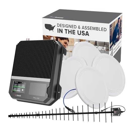 weBoost Metal Building 200 Cell Signal Booster Kit - 10,000 sqft -LPDA/Dome