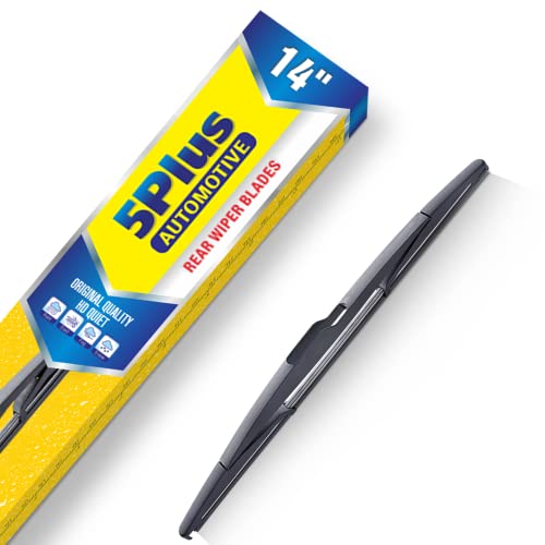 Image of 14 inch Rear Wiper Blade Replacement for Ford Edge 2014 2013 2012 2011 2010 2009 2008 2007 /2012-2017 Volvo XC60, BACK Windshield Wiper Blade (14D)