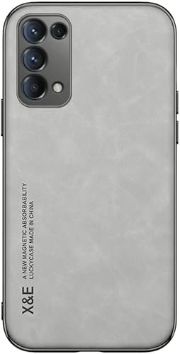 Miniatura 9 de Kepuch Silklike - Funda para Oppo Reno 5 5GReno 5KFind X3 Lite - Carcasa de parachoques con placa metálica incorporada para Oppo Reno 5 5GReno